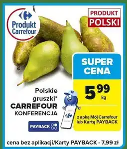Carrefour Express Polskie gruszki Carref Konferencja Carrefour oferta