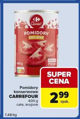 Carrefour Express Pomidory konserwowe Carrefour 400g oferta