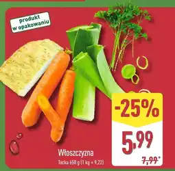 ALDI Włoszczyzna tacka 650 g Aldi oferta