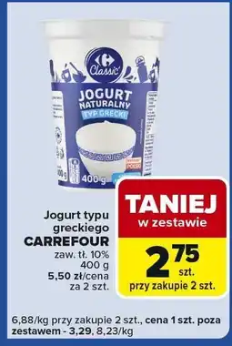 Carrefour Express Jogurt typu greckiego Carrefour 400g oferta