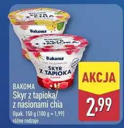 ALDI Jogurt Skyr z tapioką z nasionami chia Bakoma oferta