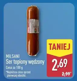 ALDI Ser topiony-wędzony Milsani oferta