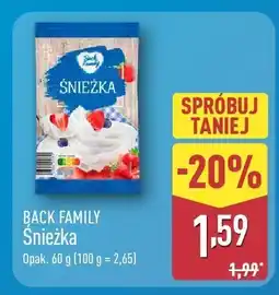 ALDI Śnieżka Back Family oferta
