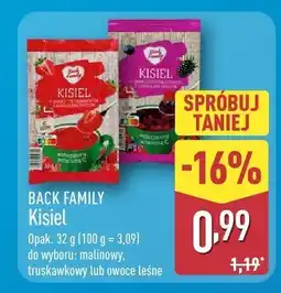 ALDI Kisiel Back Family do wyboru: malinowy, truskawkowy lub owoce leśne oferta