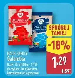 ALDI Galaretka Back Family do wyboru: truskawkowa, borówkowa lub agrestowa oferta