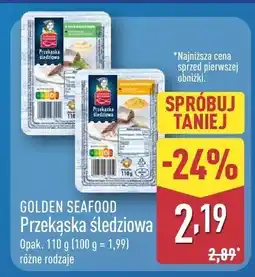 ALDI Przekąska śledziowa Golden Seafood oferta