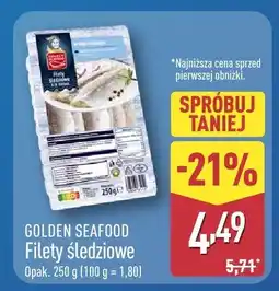 ALDI Filety śledziowe Golden Seafood oferta