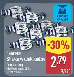 ALDI Czekolada Choceur Sliwka w czekoladzie oferta