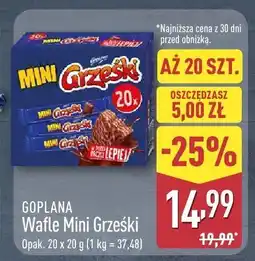 ALDI Wafle Góplana Wafle Mini Grzeski oferta