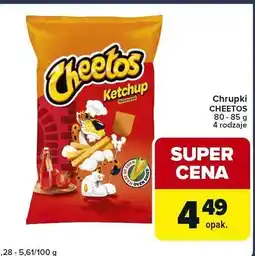 Globi Chrupki CHEETOS Ketchup 80-85 g oferta