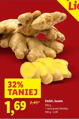 Lidl Imbir, luzem Lidl oferta