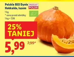 Lidl Dynia polska BIO Hokkaido, luzem Lidl oferta