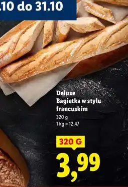 Lidl Pieczywo Deluxe Bagietka w stylu francuskim oferta