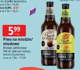 E.Leclerc Piwo na miodzie/ miodowe Browar Jabłonowo oferta