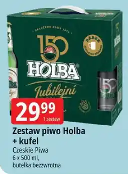 E.Leclerc Zestaw piwo Holba + kufel Czeskie Piwa oferta