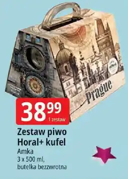 E.Leclerc Zestaw piwo Horal+ kufel Amka oferta