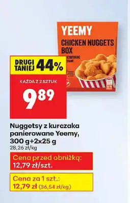 Biedronka Nuggetsy z kurczaka panierowane Yeemy oferta
