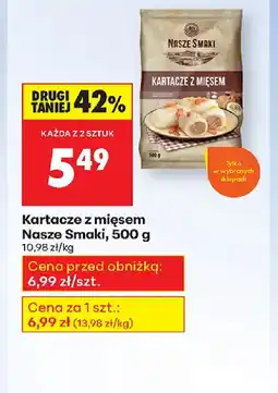 Biedronka Kartacze z mięsem oferta