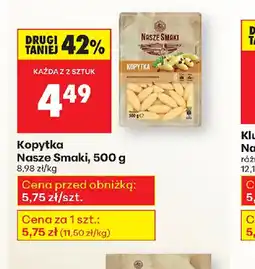 Biedronka Kopytka oferta