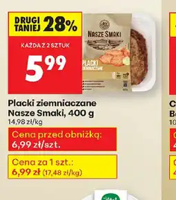 Biedronka Placki ziemniaczane Nasze Smaki oferta
