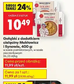 Biedronka Gołąbki z dodatkiem cielęciny Makłowicz i Synowie oferta