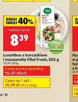 Biedronka Lunchbox z kurczakiem i mozzarellą Vital Fresh oferta