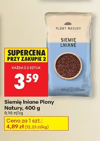 Biedronka Siemię Lniane Plony Natury oferta