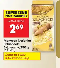Biedronka Makaron krajanka Szlachecki oferta