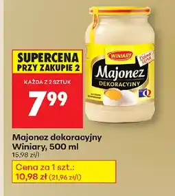 Biedronka Majonez dekoracyjny Winiary oferta