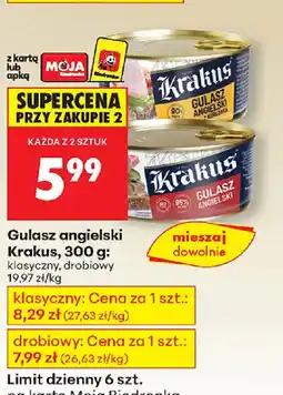 Biedronka Gulasz angielski Krakus oferta
