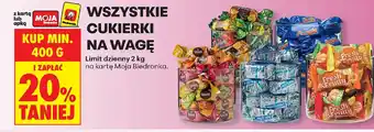 Biedronka Cukierki na wagę oferta