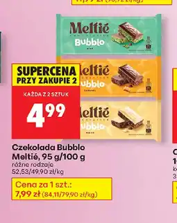 Biedronka Czekolada Bubble Meltié oferta