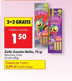 Biedronka Zelki Zozole Hello oferta