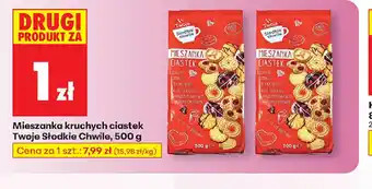 Biedronka Mieszanka kruchych ciastek oferta