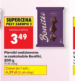 Biedronka Pierniki nadziewane w czekoladzie Bonitki oferta
