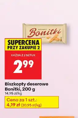 Biedronka Biszkopty deserowe Bonitki oferta