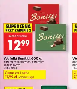 Biedronka Wafelki Bonitki oferta