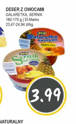 Słoneczko Deser z owocami oferta