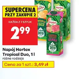 Biedronka Napój Hortex Tropikal Duo oferta