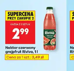 Biedronka Nektar czerwony grejpfrut Riviva oferta