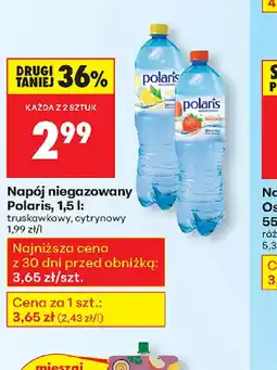 Biedronka Napój niegazowany Polaris oferta