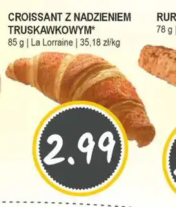 Słoneczko CROISSANT Z NADZIENIEM TRUSKAWKOWYM oferta