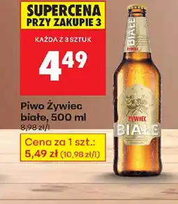 Biedronka Piwo Zywiec oferta