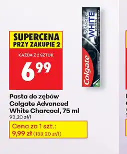 Biedronka Pasta do zębów Colgate Advanced White Charcoal oferta