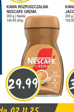 Słoneczko Kawa rozpuszczalna Nescafe Crema oferta