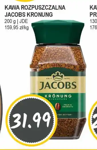 Słoneczko Kawa rozpuszczalna Jacobs Kronung oferta