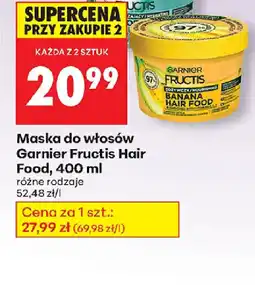 Biedronka Maska do włosów Garnier Fructis Hair Food oferta