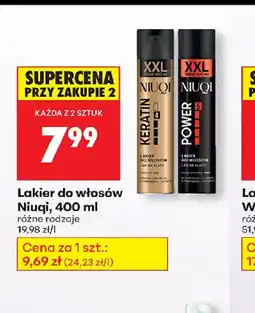 Biedronka Lakier do włosów Niuqi oferta