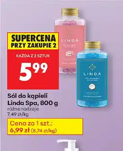 Biedronka Sól do kąpieli Linda Spa oferta