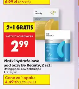 Biedronka Płatki hydrożelowe pod oczy Be Beauty oferta